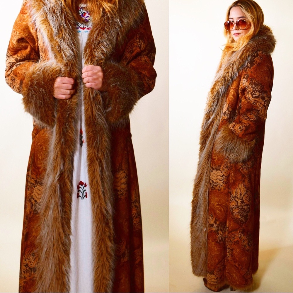 Penny Lane Tapestry Fur Coat